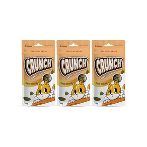 [썬더펫] 닥터뮨 쿠앙 크런치 덴탈 연어 양치껌 고양이껌, 40g, 3개
