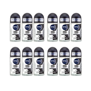 니베아 맨 데오 롤 인비저블 블랙 앤 화이트 50ml