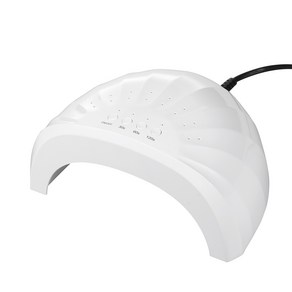 KKmoon U18 30 LED UV 조개 젤네일 램프, 화이트, 1개