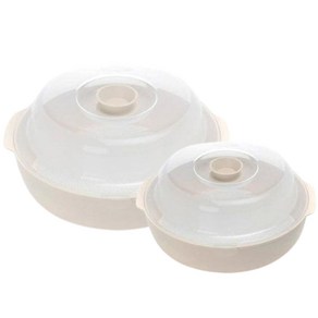 레몬글라스 전자레인지 찜기 V2 신형 중+소 세트 1200ml + 550ml