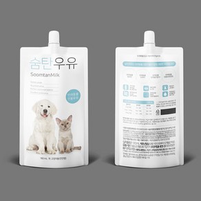 (5 세트) 반려동물 숨탄우유 펫밀크 180ml 1P 강아지 고양이, 5개, 우유