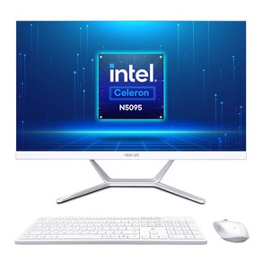 뷰라이프 24형 일체형PC N5095 윈도우11포함 무선키보드마우스 증정
