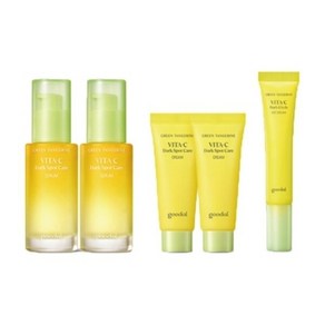 청귤 비타C 잡티케어 세럼 더블 세트 (세럼 30ml 2개+크림 40ml 2개+아이크림 15ml)