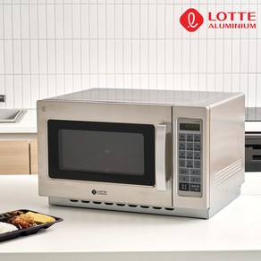 롯데 전자레인지 업소용 편의점 식당 PC방 플랫 34리터 대용량 전자렌지 무회전 1000W 올스텐