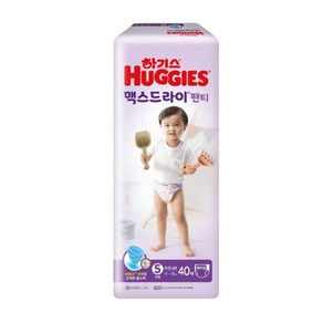 하기스 NEW 맥스드라이 팬티형 기저귀 남아용 특대형 5단계(13~18kg)