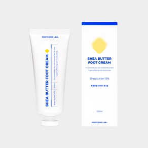 풋케어랩 시어버터 힐크림100ml 풋크림 발각질제거 뒤꿈치 갈라짐 굳은살 제거 보습 로션