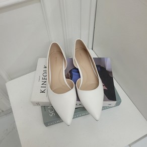 레이 사이드 오픈 스틸레토 플랫 (2cm 3color)