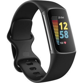 핏빗 Charge5 스마트밴드, 블랙, 26.43mm, GPS