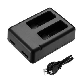 미니 고프로 히어로 충전기 포함 배터리 7 1680mAh 용 블랙 액세서리