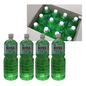 울트라 보스 사계절 에탄올 워셔액 1.8L (6개입 12개입)