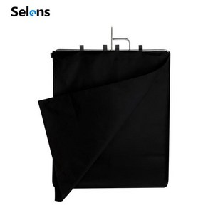 Selens 스테인레스 플래그 패널 블랙 천 촬영 액세서리 카메라 비디오 스튜디오 조명 반사판 전용 75x90cm, 단일옵션, 1개