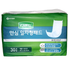 유한킴벌리 디펜드 안심 일자형 패드 (30P) 생활용품 > 생리대/성인기저귀 성인기저귀/패드