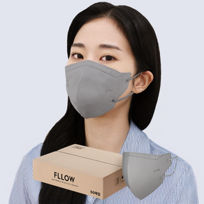 플로우 로봇핏 새부리형 KF94 마스크 중형
