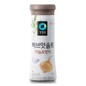 청정원 허브맛솔트 마늘&양파, 6개, 52g