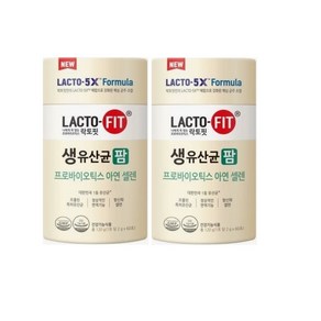 장유산균 장건강 종근당 락토핏 생유산균 팜 2g x 60포 프로바이오틱스 아연 셀렌