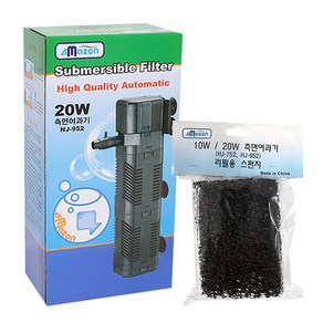 측면여과기 HJ-952(20W) 본품+리필필터 어항여과기, 1개