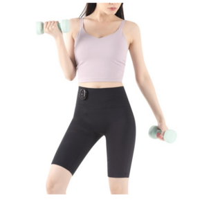제스파 웨어라인 EMS 트레이닝 5부 저주파 지압 마사지 레깅스 ZP5380