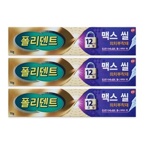 폴리덴트 맥스씰 의치 부착재 70g