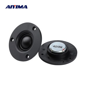 Aiyima 2 pcs 3 인치 오디오 트위터 스피커 4 옴 20 w hifi 음악 고음 네오디뮴 마그네틱 돔 실크 필름 홈 시어터 라우드 스피커, 8옴 스피커