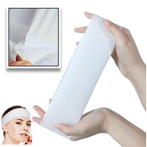 코부 일회용 헤어 터번 벨크로타입 개별포장, 100개, 화이트