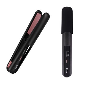 휴대용 2in1 무선 헤어 고데기 매직기 스트레이트 웨이브