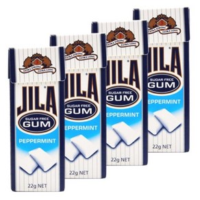 자일라 페퍼민트 껌, 22g, 4개