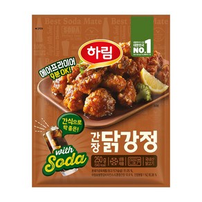 하림 간장 닭강정 250g, 5개