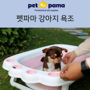 반려동물 욕조 접이식 폴딩 온도계 강아지 고양이 수영장 물놀이 펫용품, 1개