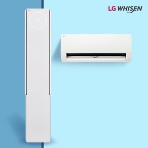 LG 엘지 휘센 오브제컬렉션 25년형 뷰II 투인원 에어컨 FQ18FU1EA2 18+6평 실외기포함, 일반배관형