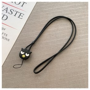 범쓰컴퍼니 실리콘 캐릭터 폰스트랩 목걸이 핸드폰 스트랩고리 랜야드