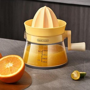 한그래 레몬착즙기 레몬 스퀴즈 즙짜기 수동 스퀴저, 1개, 500ml