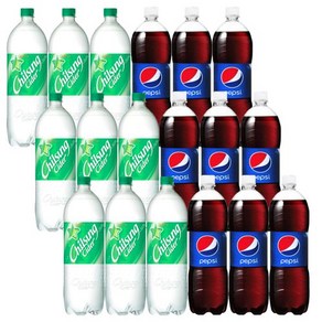 칠성사이다 업소용 1.25L 6입+펩시콜라 업소용 1.25L 6입, 1세트