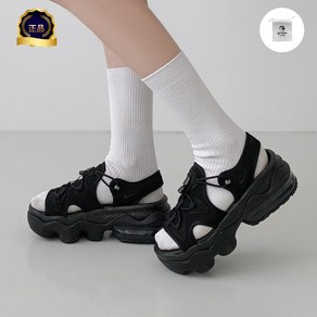 나이키 에어 코코 샌들 여성 우먼스 여름 키높이 우먼스 블랙 에어맥스 통굽 슬리퍼 여자 샌들 + Grooming LIfe 파우치 증정