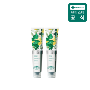 덴티스테 불소치약 시트러스후레쉬100g 2개 입냄새 잇몸 임산부 구취제거