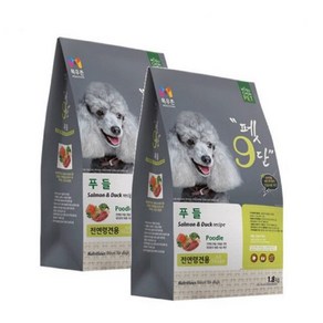 목우촌펫 강아지 펫9단 사료 푸들 1.8kg 1개, 2개