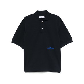 STONE ISLAND (스톤 아일랜드) 피케 조직 폴로 셔츠