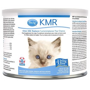 PetAg KMR 밀크파우더 170g 0-6주 고양이 PetAg KMR Kitten Milk Replacer Powder - Prebiotics, 1개