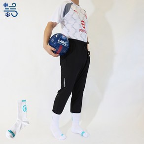 RURAISE 기능성 9부 노멀 핏 롱팬츠 축구바지 풋살바지 러닝바지 빅사이즈바지(스포츠양말 지급)