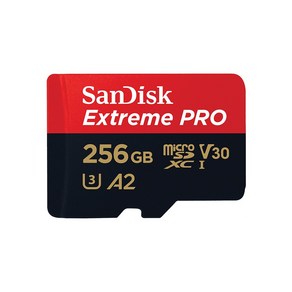 SanDisk Extreme Pro 마이크로SD카드 200MB/s 256GB + SD어댑터
