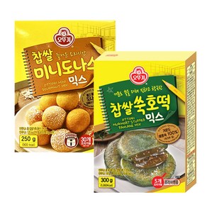 오뚜기 찹쌀 미니 도나스250g + 찹쌀 쑥 호떡믹스300g, 1개