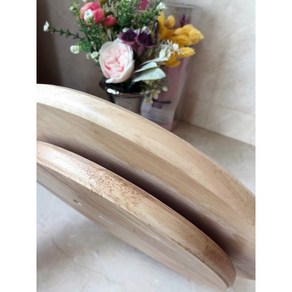 꽃꽂이돌림판/ 원목회전판 28cm / 꽃꽂이트레이, 1개