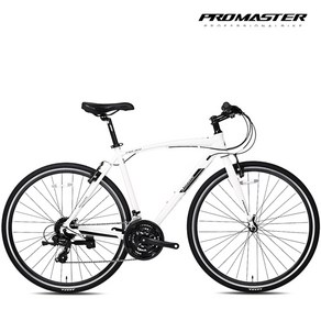 프로마스터 하이브리드자전거 에어리스24V 700C 시마노24단 조립별도, 에어리스H2.4V 430 화이트, 미조립, 에어리스H2.4V 430 화이트 미조립, 1개