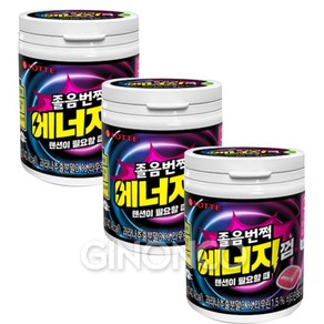 롯데웰푸드 졸음번쩍껌 에너지 87g 3개