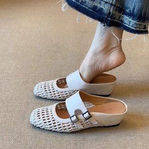 모다멜로우 라탄터치 클래식 뮬힐 5.5cm (2 color)