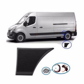 르노 스트립 오른쪽 패널 MK3 768F20004R 모바노 10-20 768F30004R 용 몰딩 후면 NV400 마스터 닛산 인터스타 B 및 왼쪽 MK2, left