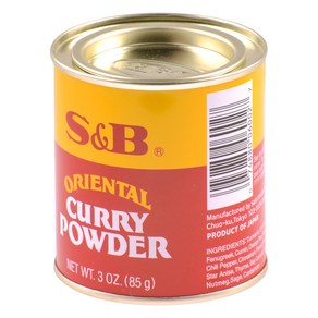 S&B Curry Powder Oriental 3 Oz S&B 카레 파우더 오리엔탈 3온스, 85g, 1개
