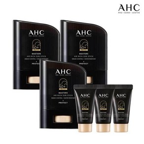 마스터즈 에어리치 선스틱 14g*3개+증정 선크림 10ml *3개, 3개, 14g