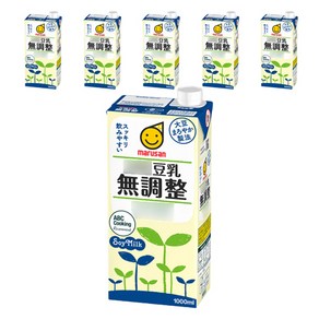 마루산 소이 밀크, 6개, 1L