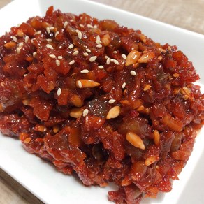 정우네콩잎 비빔오징어젓1kg, 1kg, 1개