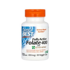 닥터스 베스트 Quatrefolic 함유 완전 활성 엽산 400 400mcg 베지 캡슐 90정